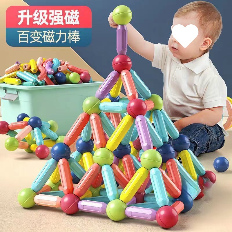 【Genzhen】Magnetic Sticks Children'S Toys Magnetic Building Blocks Boys And Girls Early Education Assembly/ Dropshipping Storage - Image 3